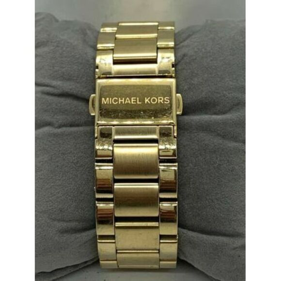 Michael Kors MK5166 Women's Watch Gold Stainless Steel Analog Quartz 39mm D938 - Picture 4 of 9